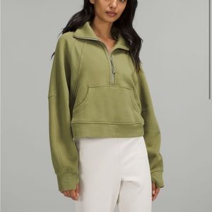 Scuba Oversized Funnel Neck 1/2 Half Zip - Size XS/S